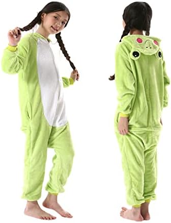 SimZoo Kids Animal Onesie Pajamas Halloween Costumes Cosplay 4-13Y