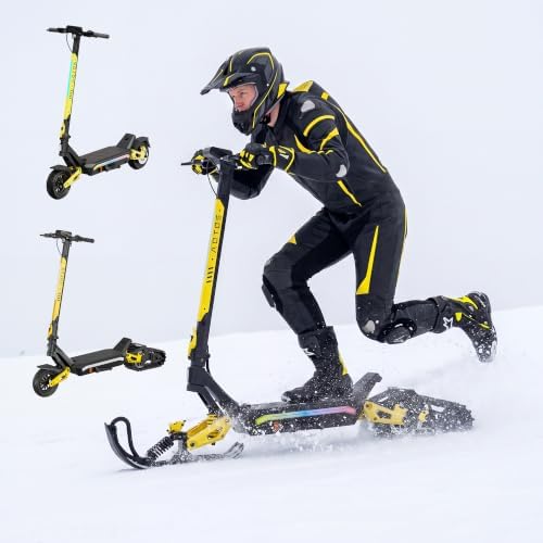 AOTOS GT01 PRO Electric Snow Scooter 14MPH,All Terrain Scooter,Snowmobile