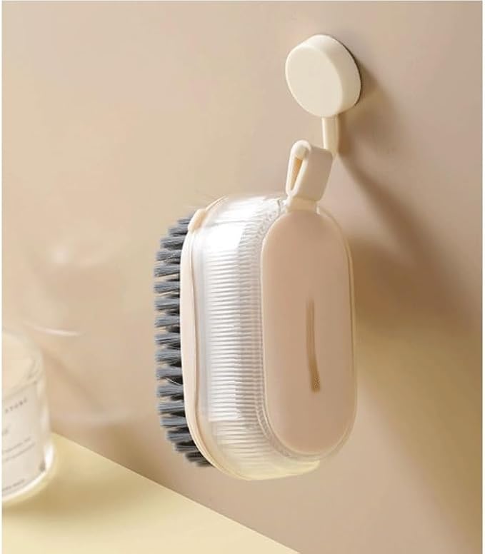 Cleaning Brush Multi-Purpose Round Mellow Handle Laundry Clean Shoes Household