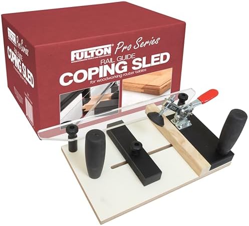 PRO Rail Guide Coping Sled for Router Table
