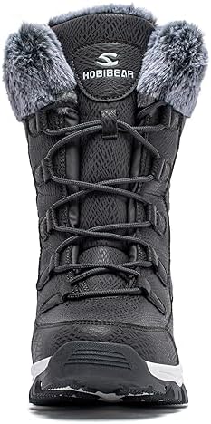HOBIBEAR Women's Winter Snow Boots Warm Faux Fur