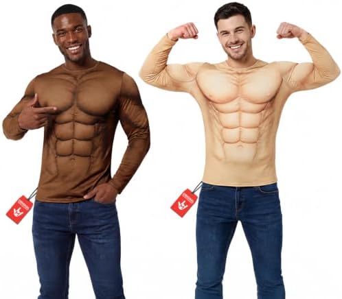 Morph Muscle Shirt Men, Bodybuilder Costume, Halloween Costumes for men