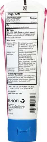 ACT Kids Anticavity Fluoride Toothpaste 4.6 oz. Bubble Gum Blowout (Pack of 2)