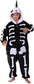 Animal Onesie Pajamas for Kids, Soft Flannel Halloween Cosplay Costume for Boys Girls