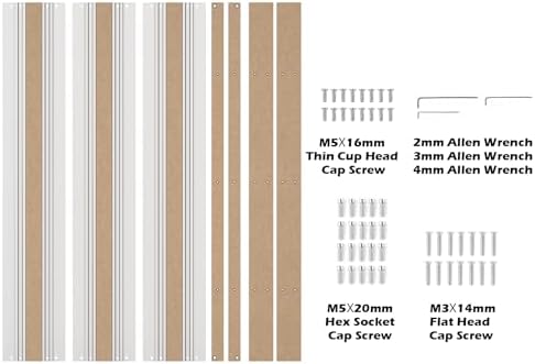 Genmitsu 4060 Aluminum & MDF Hybrid Spoilboard Table for 4040-PRO / 4040-PRO MAX CNC Router Milling Machine, Size 420 x 800 x 20.5mm (16.5''x 31.5''x 0.8''), Expand The Work Area to X400mm x Y600mm