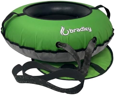 Ultimate Deluxe Towable Snow Tube Sled with Heavy Duty Cover