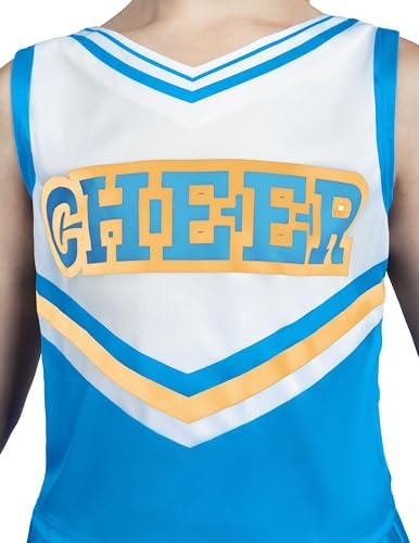 Spooktacular Creations Halloween Girl Cheerleader Costume, Cheer Uniform Set, Cheerleading Outfit for Halloween DressUp Party