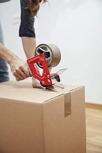 APQ Industrial Packing Tape Dispenser for 2" Tape. Side Loading Tape Gun. Heavy Duty Hand Tape Gun. Lightweight and Portable for Commercial Packaging, Shipping, Moving, Carton and Box Sealing.