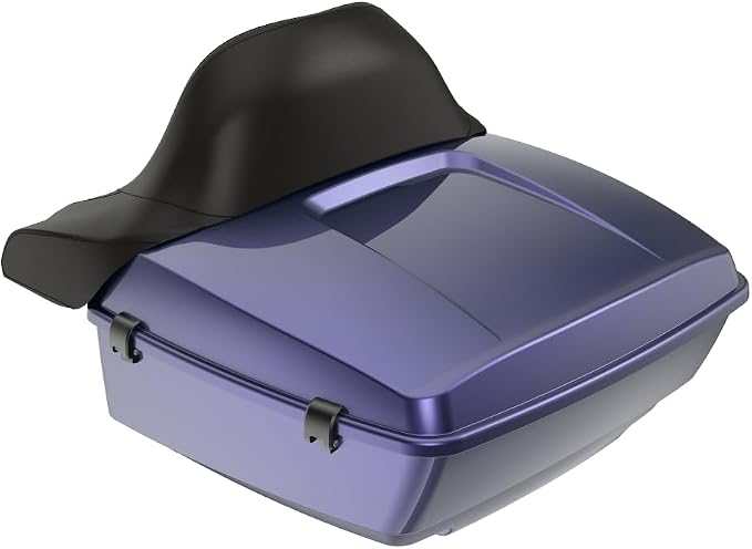 Advanblack 2026 Road Glide Tour Trunk Pack Purple Abyss King Tour Trunk Pack+Wrap-Around Backrest Pad Fits For Harley Touring CVO Road King Street Glide Electra Glide Ultra Limited 1997-2026