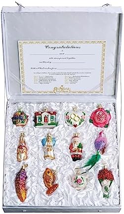 Old World Christmas Bride's Collection Ornament Box Set