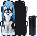 Soulchen 45"x18" Husky Dog Foldable Snow Sled with Handles Steering