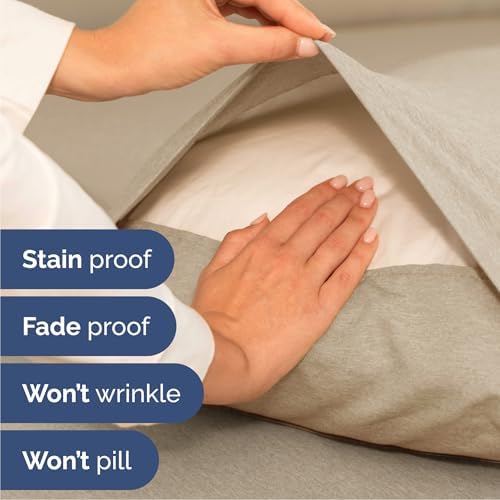 Cal King Size 4 Piece Sheet Set - Breathable & Cooling - Heathered Beige