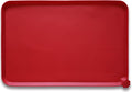 Hoki Found L Silicone Pet Food Mats Tray - Non Slip Pet Dog Cat Bowl Mats Placemat - Dog Pet Feeding Mat - Waterproof Dog Cat Food Mats -Pet Water Mats for Carpet - Classic red