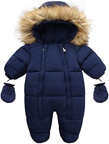Baby Girls Winter Snowsuits Toddler Jackets For Boy Infant Jumpsuit