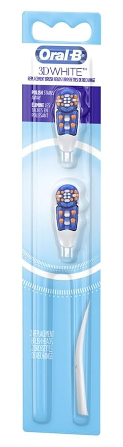Oral-B 3D White Replacement Brush Heads 2 Count (Pack of 3)