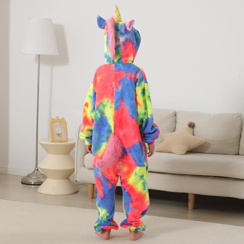 One Piece Pajamas Animal Kids Onesie, Animal Pajamas Halloween Cosplay Costume for Girls Boys
