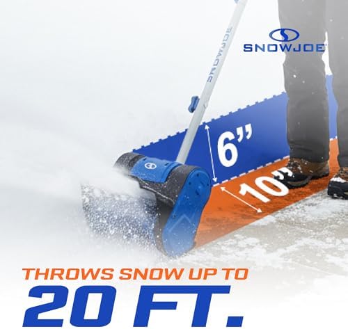 Snow Joe 24V-SS10 24-Volt 10-Inch 4-Ah Cordless Snow Shovel, Kit (w/4-Ah Battery + Quick Charger)