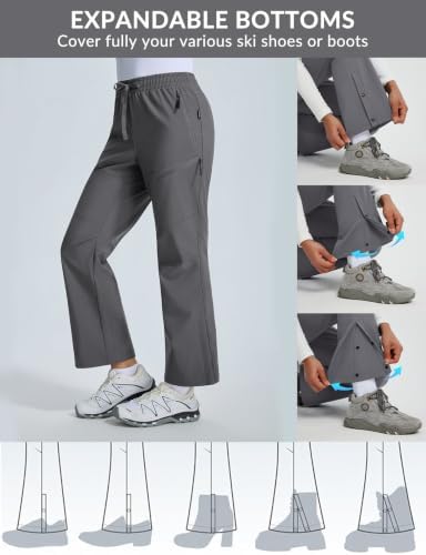 baleaf Women's Snow Ski Pants Fleece Lined Waterproof Hiking