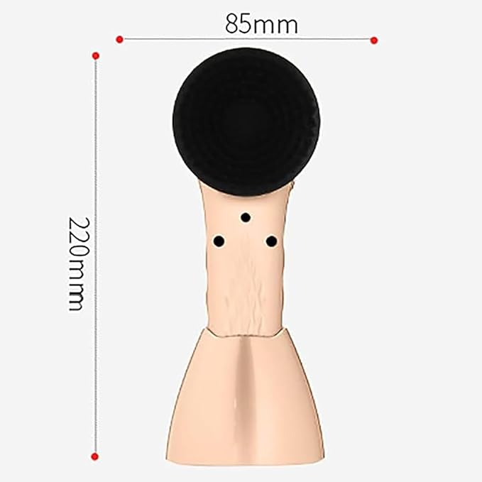 Multi-Functional Electric Shoe Polisher Set with 6 Brush Heads, Portable Leather Cleaner, Handheld Shoe Polish Brush, USB Rechargeable, Suitable for Shoes and Bags,Champagne