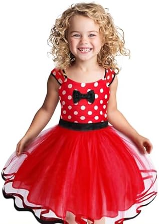 Mouse Costume for Girls Dress Up Red Mouse Costume gift for Girls Halloween