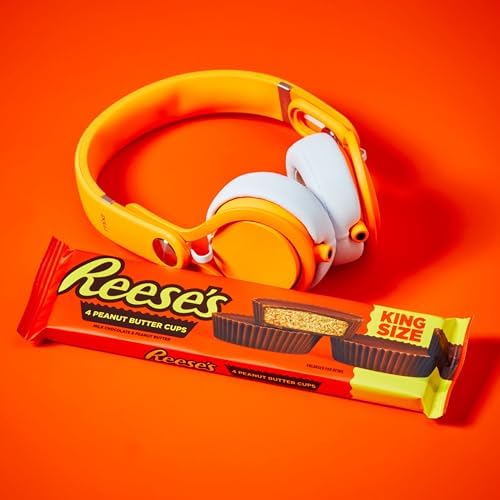 REESE'S Milk Chocolate King Size Peanut Butter Cups, 2.8 oz, 24 Ct
