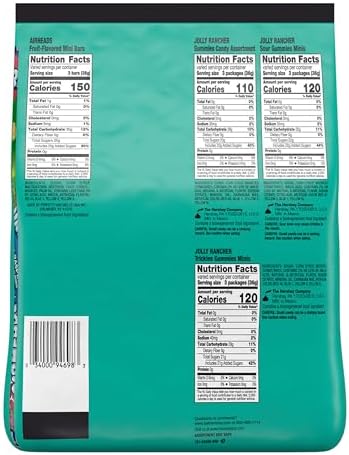 Hershey's Assorted Fruit Flavored Halloween Candy Bulk Pack, 40.69 oz, 120 Count (Pack of 6)