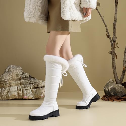 Women's Snow Boots Knee High Warm Winter Shoes