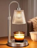 Satin Nickel Candle Warmer Lamp with Timer Home Decor Gifts for Women