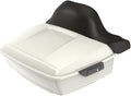 Advanblack Road Glide Tour Trunk Pack Bonneville Salt Pearl King Tour Trunk Pack Luggage +Wrap-Around Backrest Pad for '97-'25 Harley Touring Road King Street Glide Electra Glide CVO models