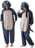 Spooktacular Creations Halloween Dalmatian Dragon Cow Costume, Animal Costume Hooded Jumpsuit for Halloween Cosplay Party