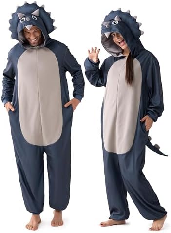 Spooktacular Creations Halloween Dalmatian Dragon Cow Costume, Animal Costume Hooded Jumpsuit for Halloween Cosplay Party