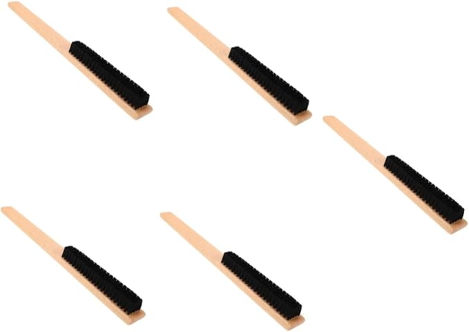 Ipetboom 5pcs Bristle Coat Cleaning Brush Multi-Purpose Lint Removing Brush for Clothes Coats and Woolen Fabrics for Use and Reusable Design