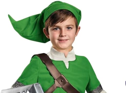 The Legend of Zelnda Link Deluxe Costume, Officially Licensed The Legend of Zelda Costume for Kids