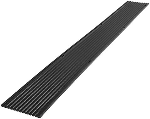 Black Ice 7' x 10" Snowmobile Trailer Ski Guides for Transporting Trailers and Truck Beds - Heavy-Duty Outdoor Accessories for Friction-Free Loading and Transport