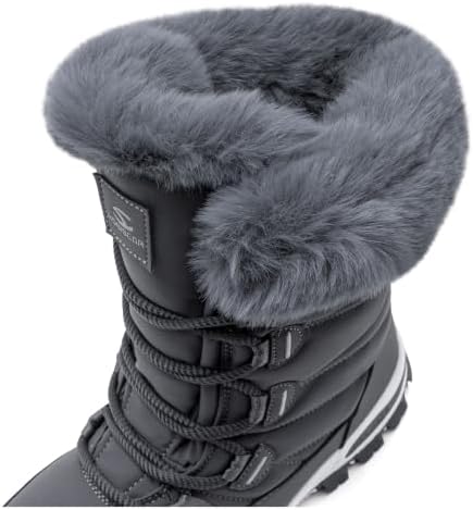 HOBIBEAR Women's Snow Boots Water Resistant Winter Shoes