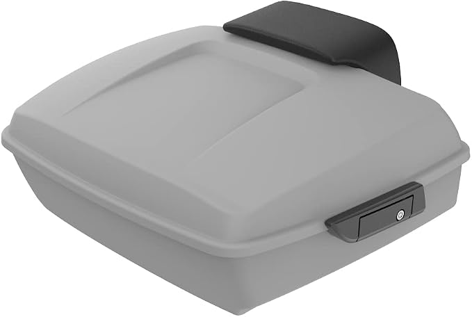 Advanblack Road Glide Tour Trunk Pack Unpainted Chopped Tour Trunk Pack Backrest Pad for '97-'25 Harley Touring Road King Street Glide Electra Glide CVO models