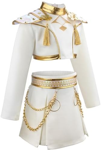 Binbo White Halloween Outfit Kids Girls