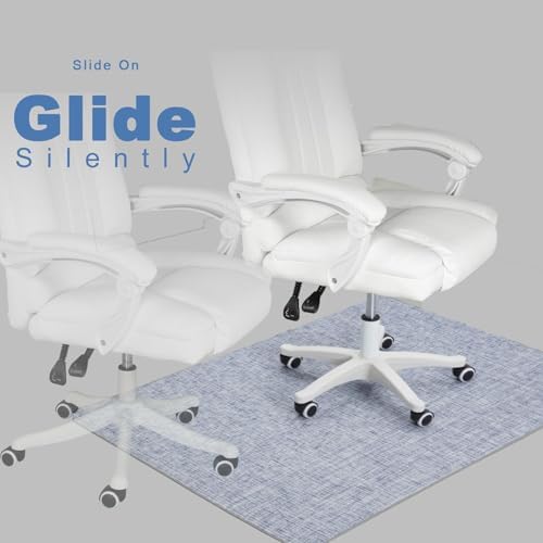 Large Office Chair Mat for Hardwood Floor Anti-Slip Desk Computer Chair Mat