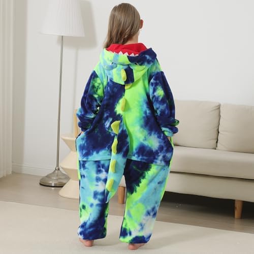 One Piece Pajamas Animal Kids Onesie, Animal Pajamas Halloween Cosplay Costume for Girls Boys