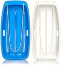 35" Snow Sled for Teens & Adults, Heavy Duty Fast Sliding Toboggan