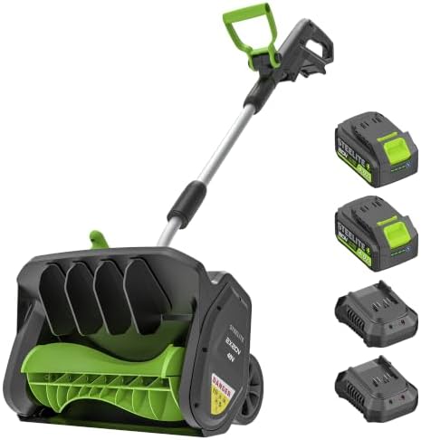 Electric Snow Shovel 2x20V Cordless 17in 1200W Brushless