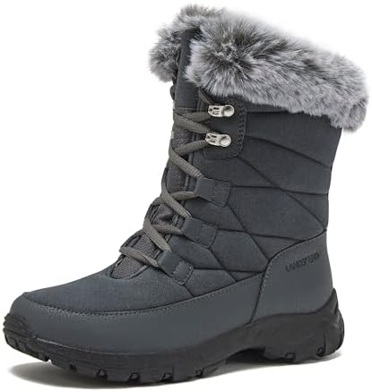 Lands' End Waterproof Insulated Womens Snow Boots, Winter Boots for Women