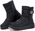 Ablanczoom Womens Winter Snow Boots with Warm Fur Lining Comfortable Booties Non Slip Waterproof Outdoor Shoes