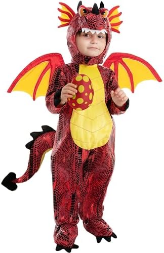 Spooktacular Creations Halloween Dragon Costume Toddler, Dinosaur Costume Kids with Eggs for Baby Halloween Dress Up Party