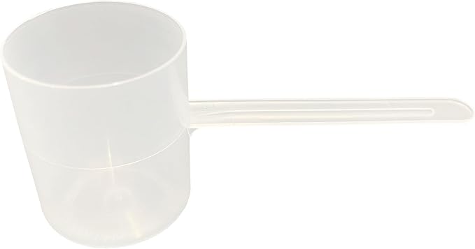 82 mL (82 CC | 2.77 Oz.) Long Handle Plastic Measuring Scoop for Coffee, Protein Powder, Pet Food, Spices, Grains, Dry Goods – Food-Grade BPA-Free (Pack of 10)