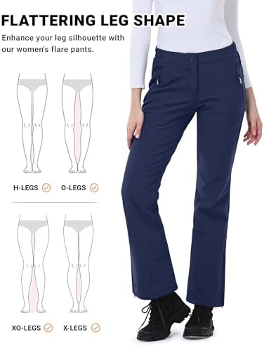 Outdoor Ventures Ski Pants Women Waterproof Insulated Snow Soft Shell
