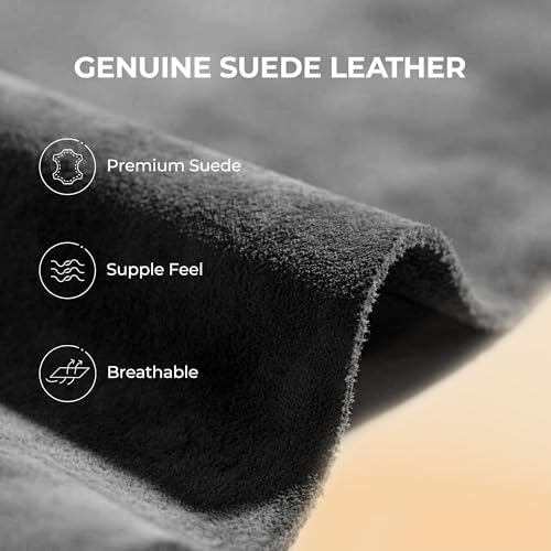DREAM PAIRS Women's Genuine Suede Winter Mini Snow Boots
