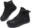 Womens Mens Barefoot Boots Shoes Minimalist Winter Snow Boots Warm Ankle Booties Zero Drop Sole Wide Toe Box Slip on Sneakers