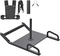 Dolibest Weight Sled, Fitness Sled, Workout Sled for Fitness Strength Training and Speed Improvement, Push-Pull Prowler Training, Suitable for 1-2" Weight Plates, Black