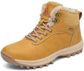 Mishansha Men's Waterproof Snow Boots, Insulated Winter Hiking Boots